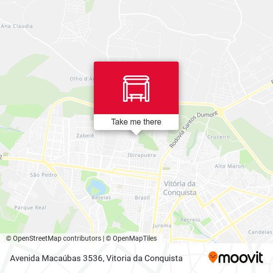 Avenida Macaúbas 3536 map