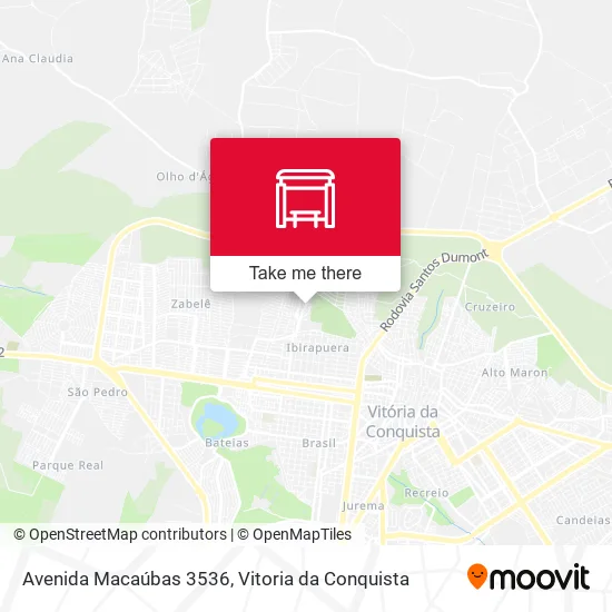 Avenida Macaúbas 3536 map
