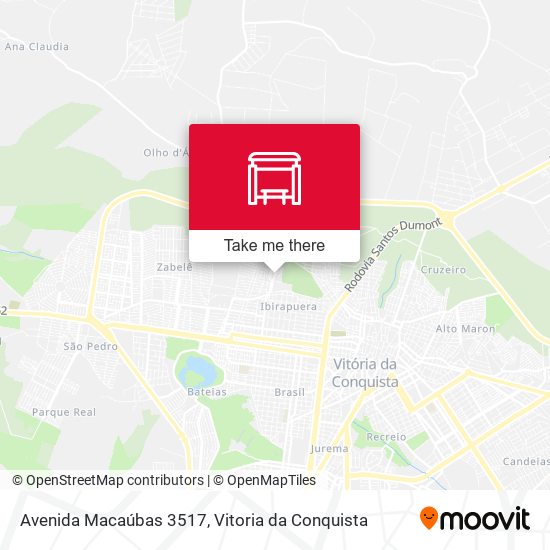 Mapa Avenida Macaúbas 3517