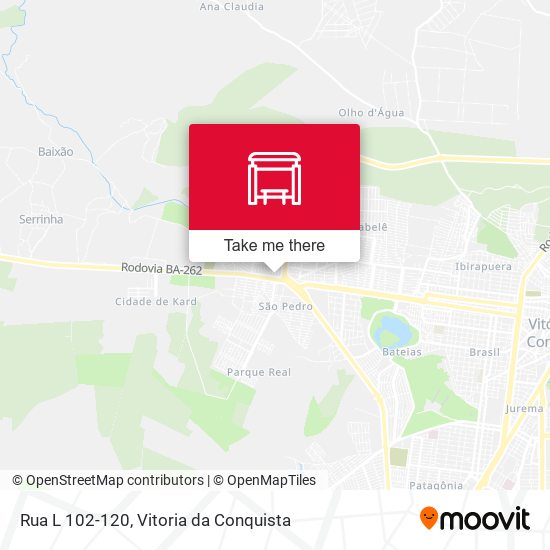 Rua L 102-120 map
