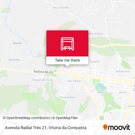 Avenida Radial Três 21 map