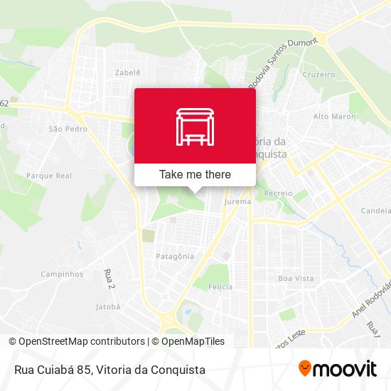 Rua Cuiabá 85 map