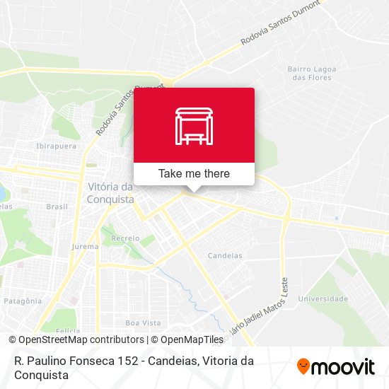 R. Paulino Fonseca 152 - Candeias map