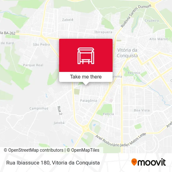 Rua Ibiassuce 180 map