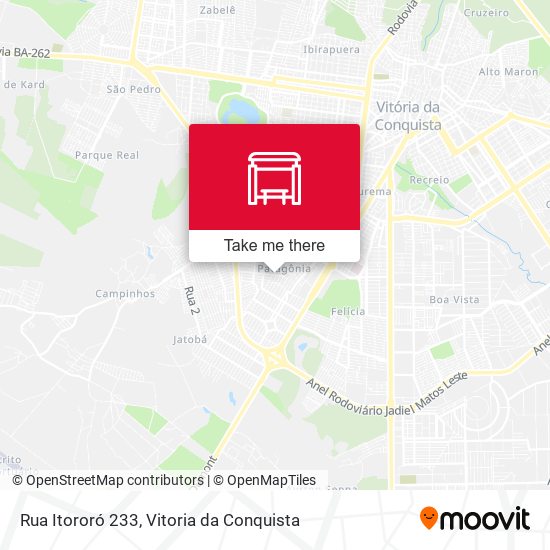 Rua Itororó 233 map
