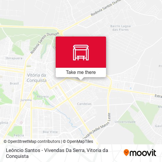 Leôncio Santos - Vivendas Da Serra map