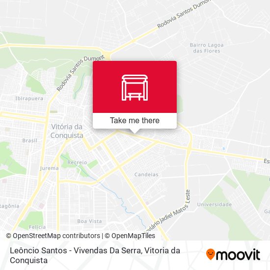 Leôncio Santos - Vivendas Da Serra map