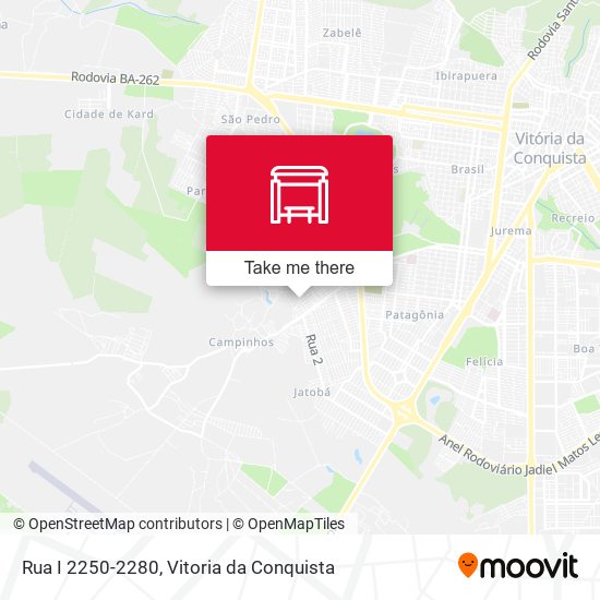 Rua I 2250-2280 map