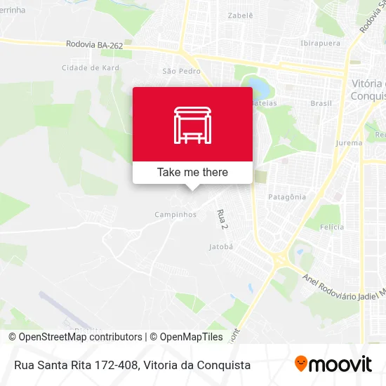 Rua Santa Rita 172-408 map