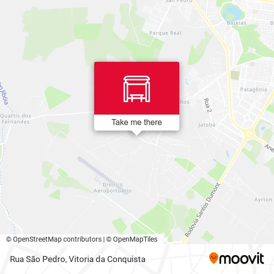Rua São Pedro map