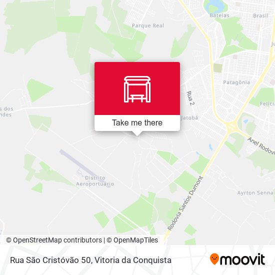 Rua São Cristóvão 50 map