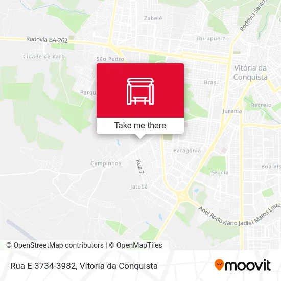 Rua E 3734-3982 map