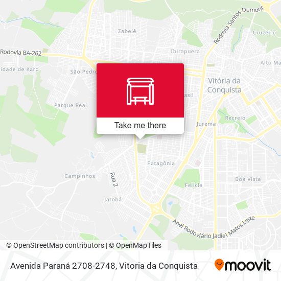 Mapa Avenida Paraná 2708-2748