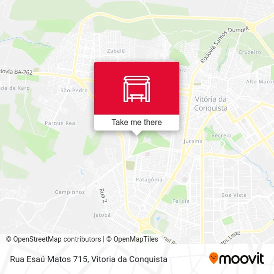 Rua Esaú Matos 715 map