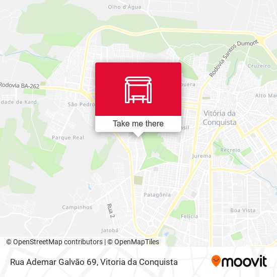 Mapa Rua Ademar Galvão 69