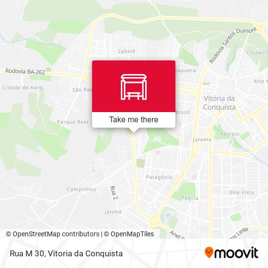 Rua M 30 map