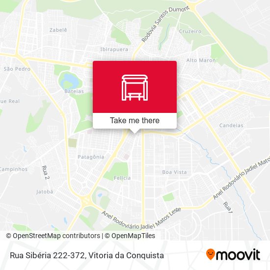Rua Sibéria 222-372 map