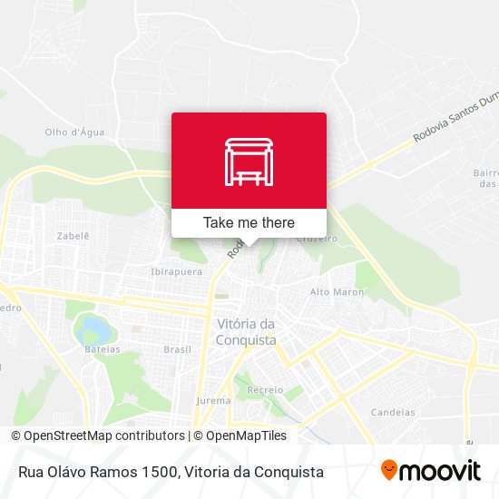 Mapa Rua Olávo Ramos 1500