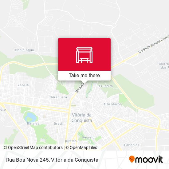 Mapa Rua Boa Nova 245