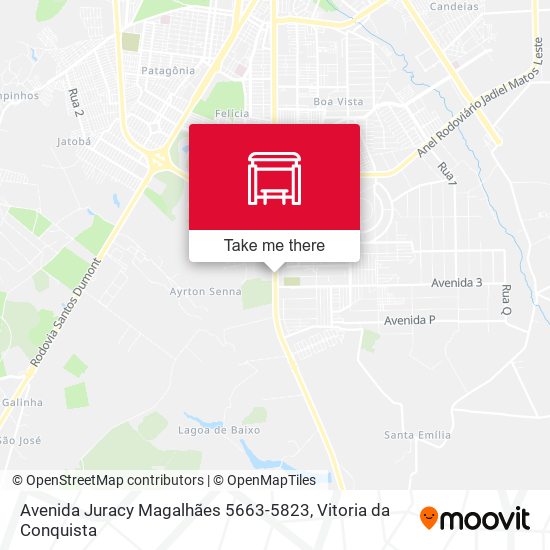 Avenida Juracy Magalhães 5663-5823 map