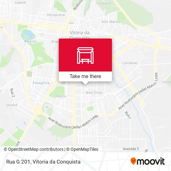 Rua G 201 map