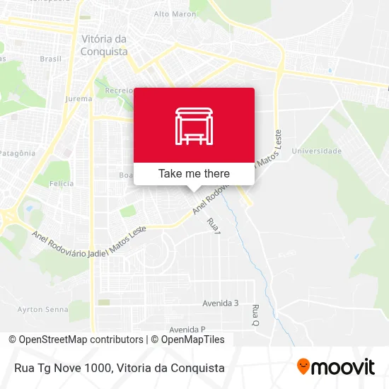 Rua Tg Nove 1000 map