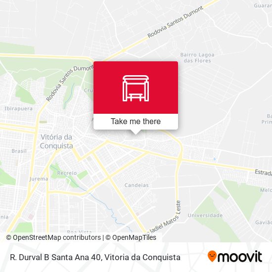 R. Durval B Santa Ana 40 map