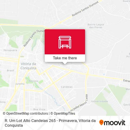 R. Um Lot Alto Candeias 265 - Primavera map