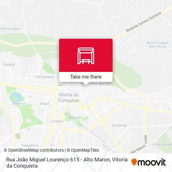 Rua João Miguel Lourenço 615 - Alto Maron map