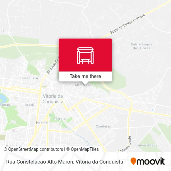 Rua Constelacao Alto Maron map