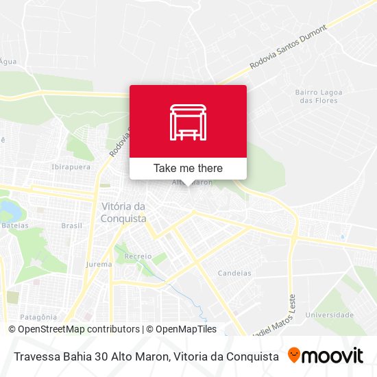 Travessa Bahia 30 Alto Maron map