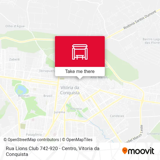 Rua Lions Club 742-920 - Centro map