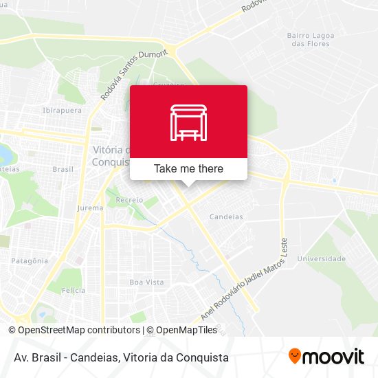 Av. Brasil - Candeias map