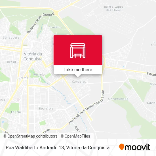 Rua Waldiberto Andrade 13 map