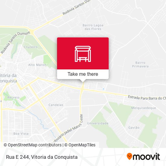 Rua E 244 map