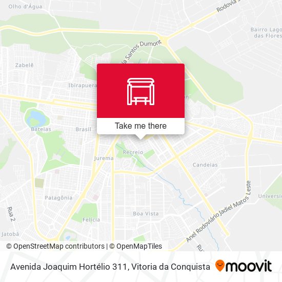 Mapa Avenida Joaquim Hortélio 311