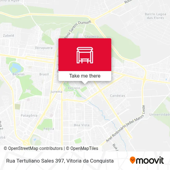 Rua Tertuliano Sales 397 map