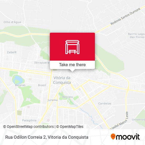 Rua Odilon Correia 2 map