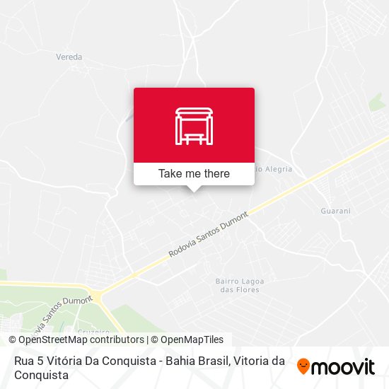 Rua 5 Vitória Da Conquista - Bahia Brasil map
