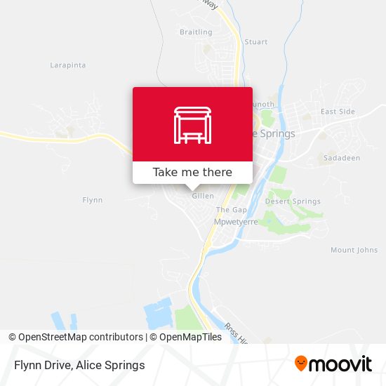 Mapa Flynn Drive