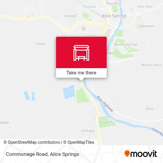 Mapa Commonage Road