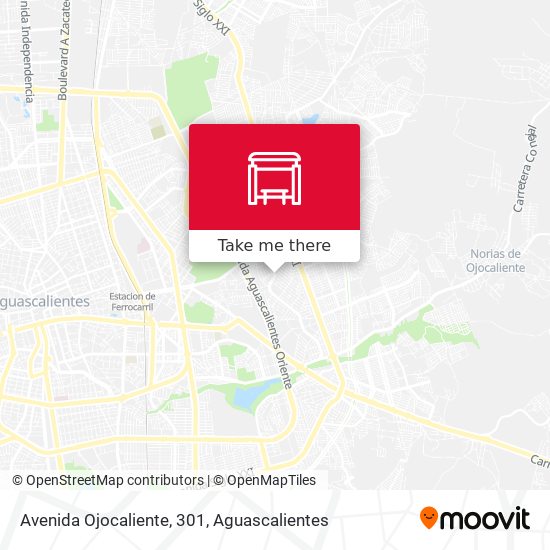 Avenida Ojocaliente, 301 map
