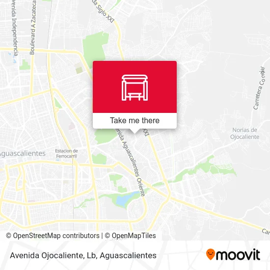 Avenida Ojocaliente, Lb map