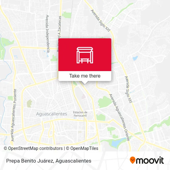 Mapa de Prepa Benito Juárez