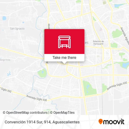 Mapa de Convención 1914 Sur, 914