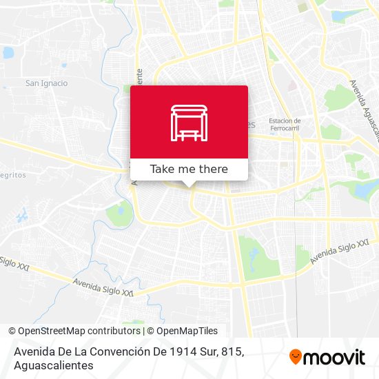 Avenida De La Convención De 1914 Sur, 815 map