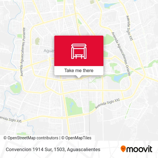 Convencion 1914 Sur, 1503 map