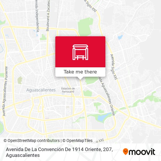 Avenida De La Convención De 1914 Oriente, 207 map