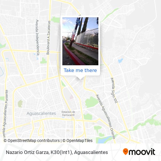 Mapa de Nazario Ortiz Garza, K30(Int1)