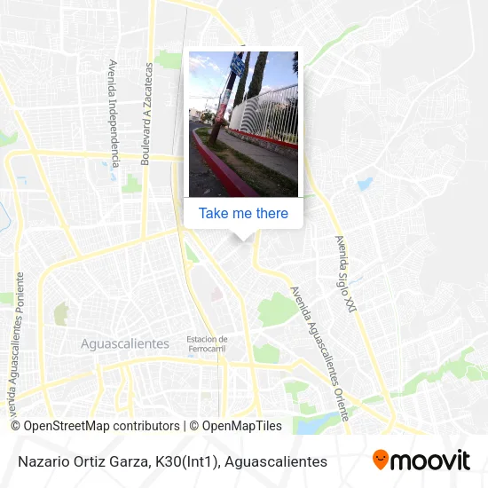Mapa de Nazario Ortiz Garza, K30(Int1)